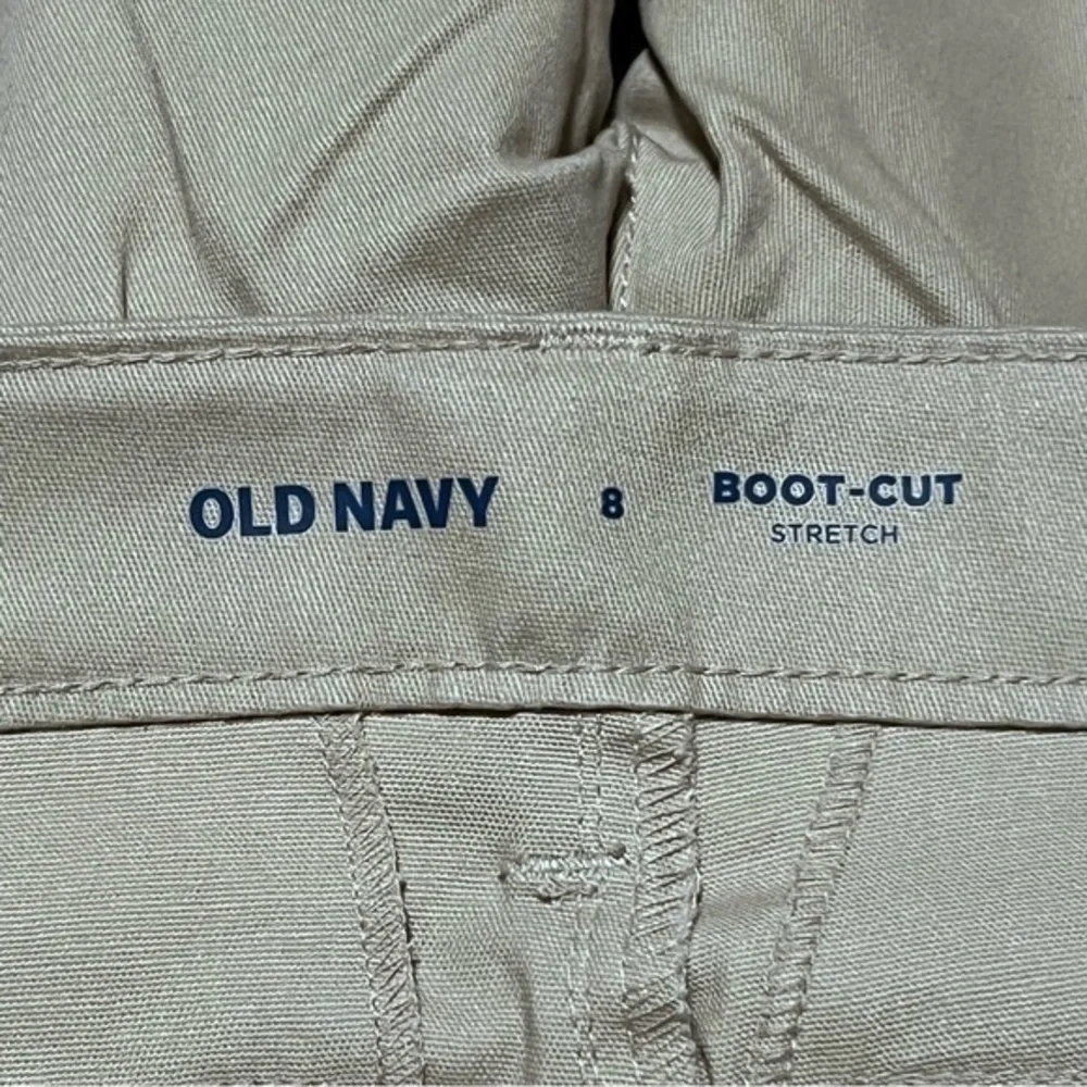 NWT Old Navy girls bundle of two bootcut uniform pants size 8